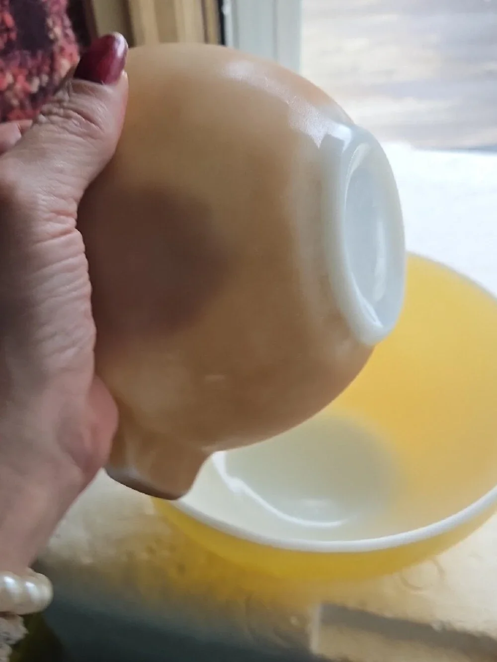 Pyrex three mixing